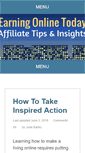 Mobile Screenshot of earningonlinetoday.com