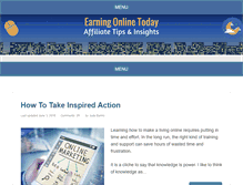 Tablet Screenshot of earningonlinetoday.com